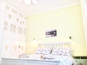 Decorated Closet in the first bedroom - 1 double bed and one single bed